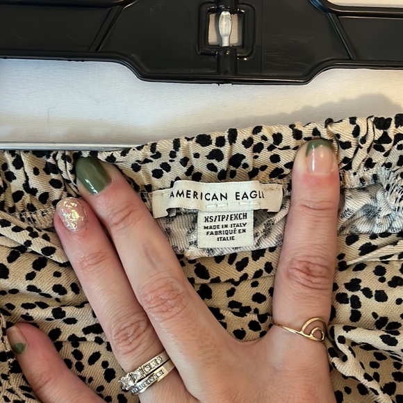 American Eagle XS Women’s High-Waisted Leopard MIDI Skirt - Picture 4 of 5